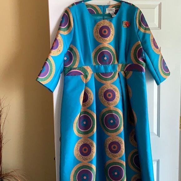 Tally Taylor designer dress size 18 - Picture 3 of 8